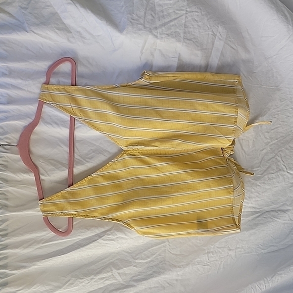 Rhythm button down fronttie crop - Picture 5 of 6